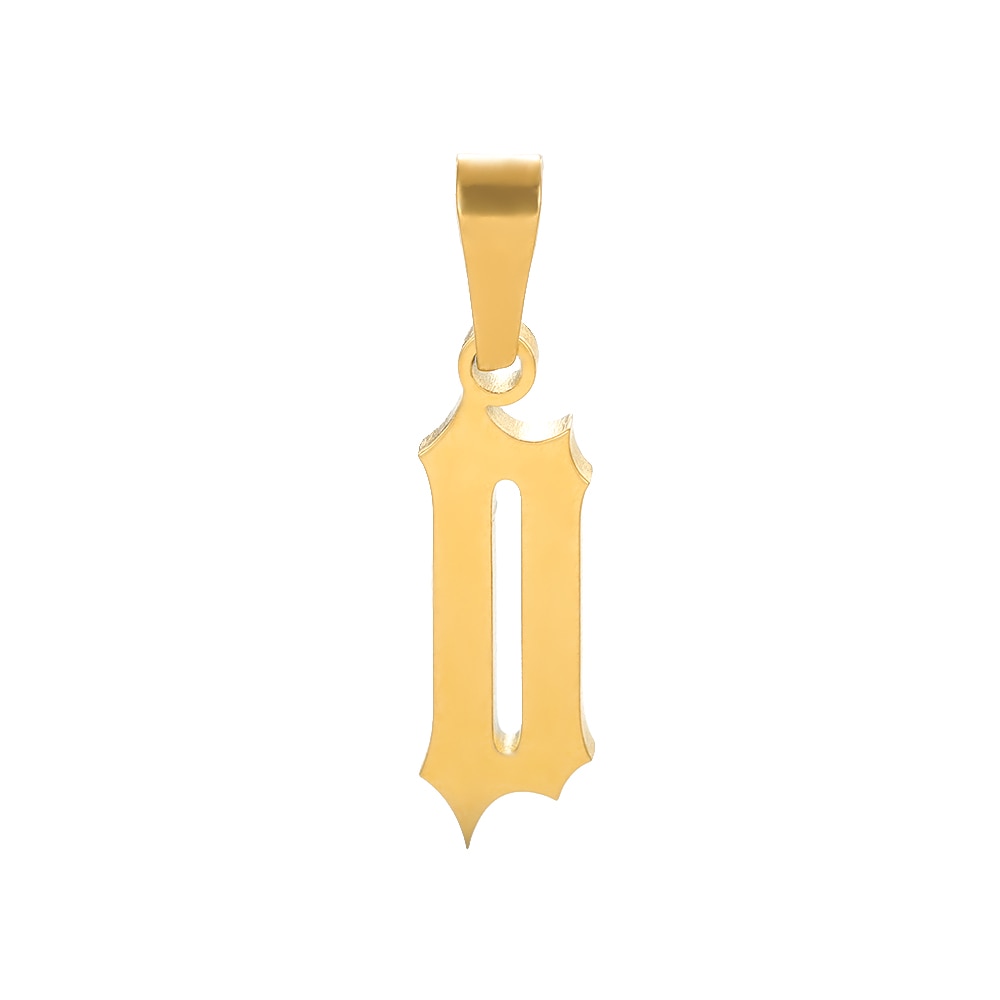 Slim Old English Necklace