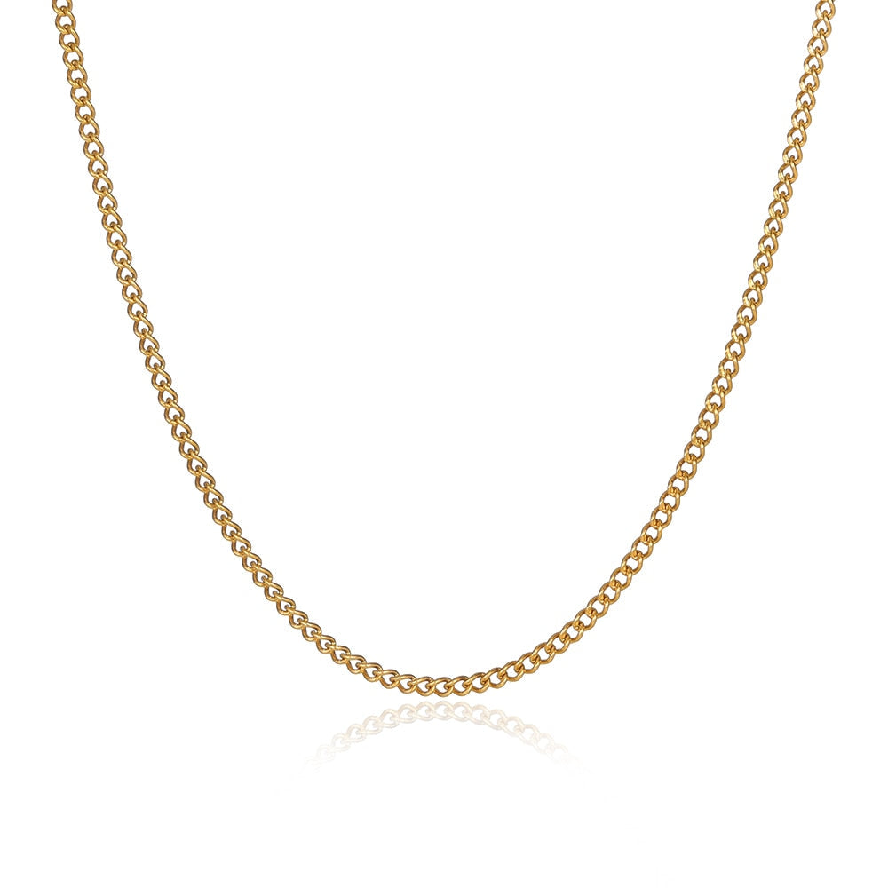 Slim Old English Necklace