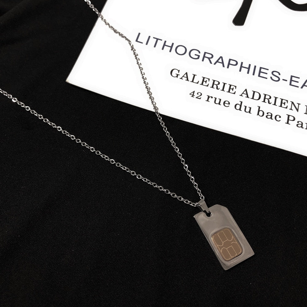 SIM Card Necklace