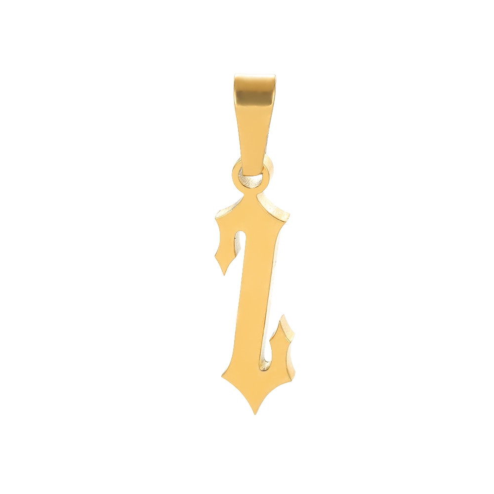 Slim Old English Necklace