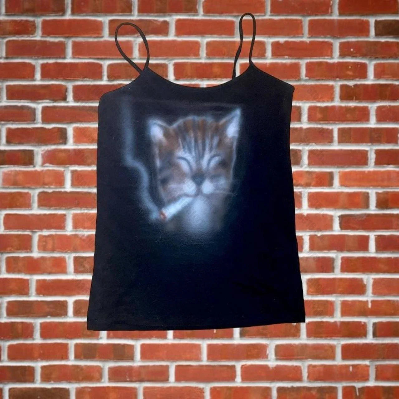 Smoking Kitty Cami Top