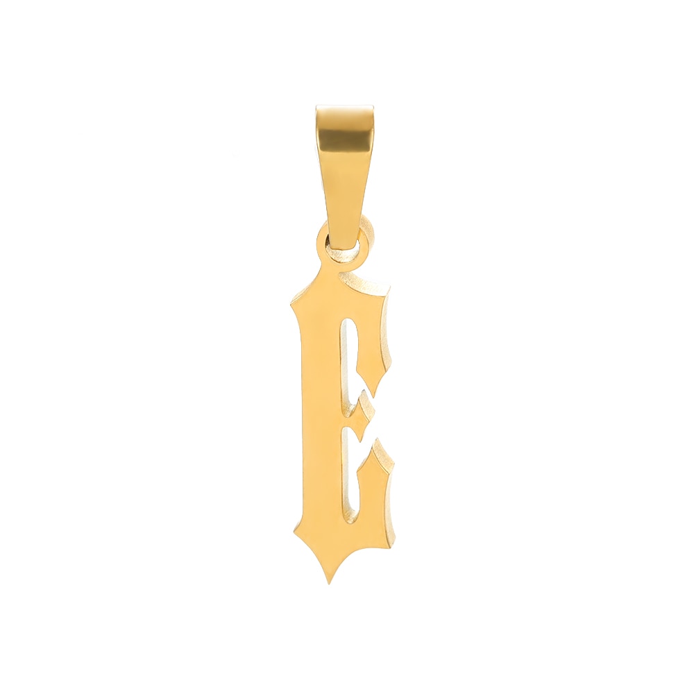Slim Old English Necklace