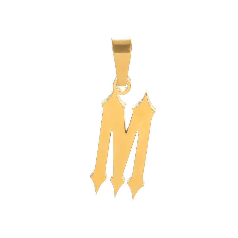 Slim Old English Necklace