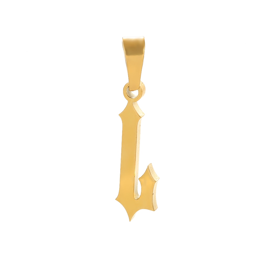 Slim Old English Necklace