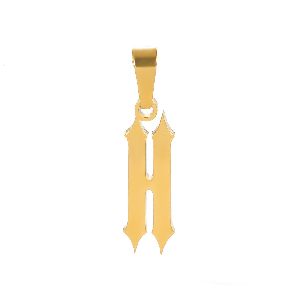 Slim Old English Necklace