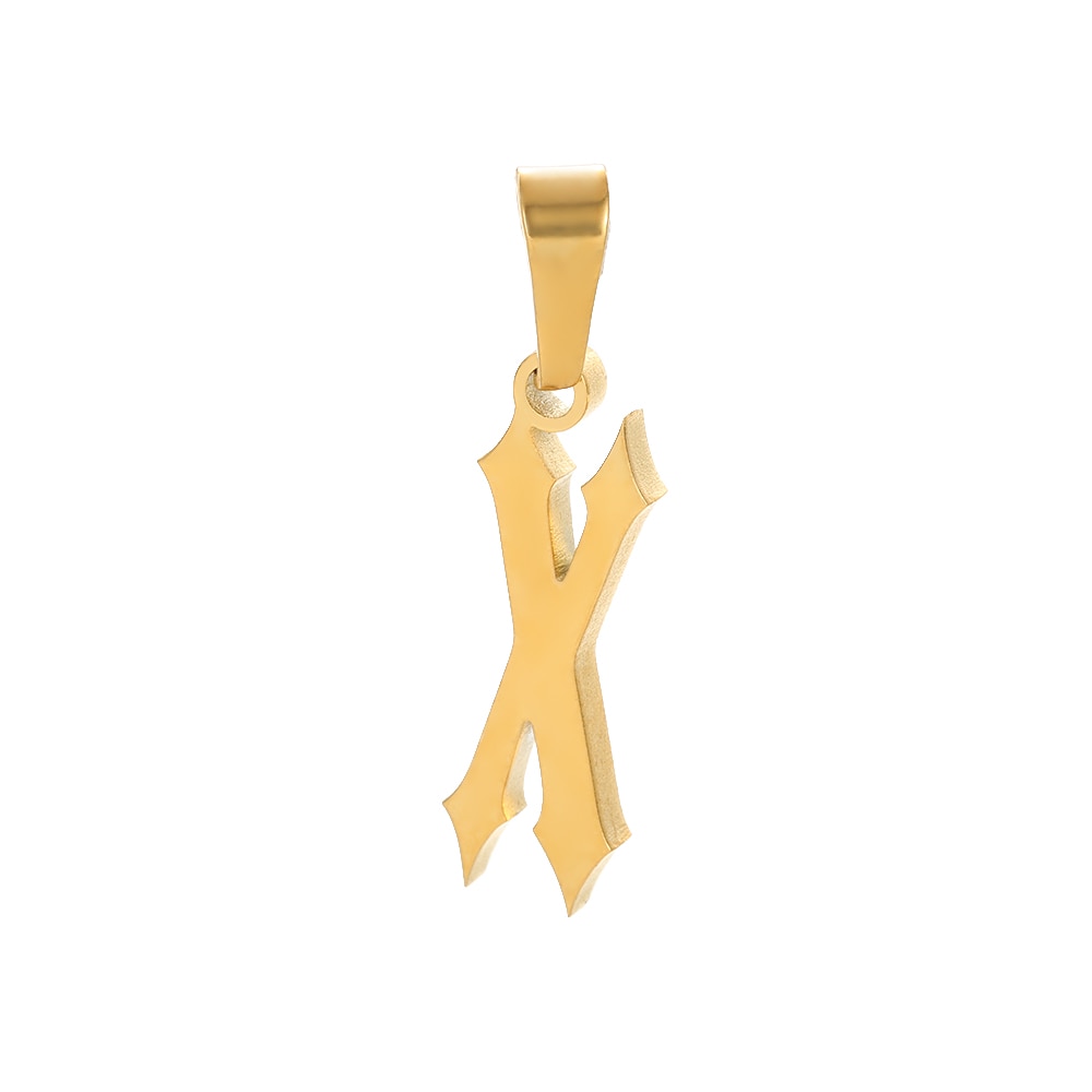 Slim Old English Necklace