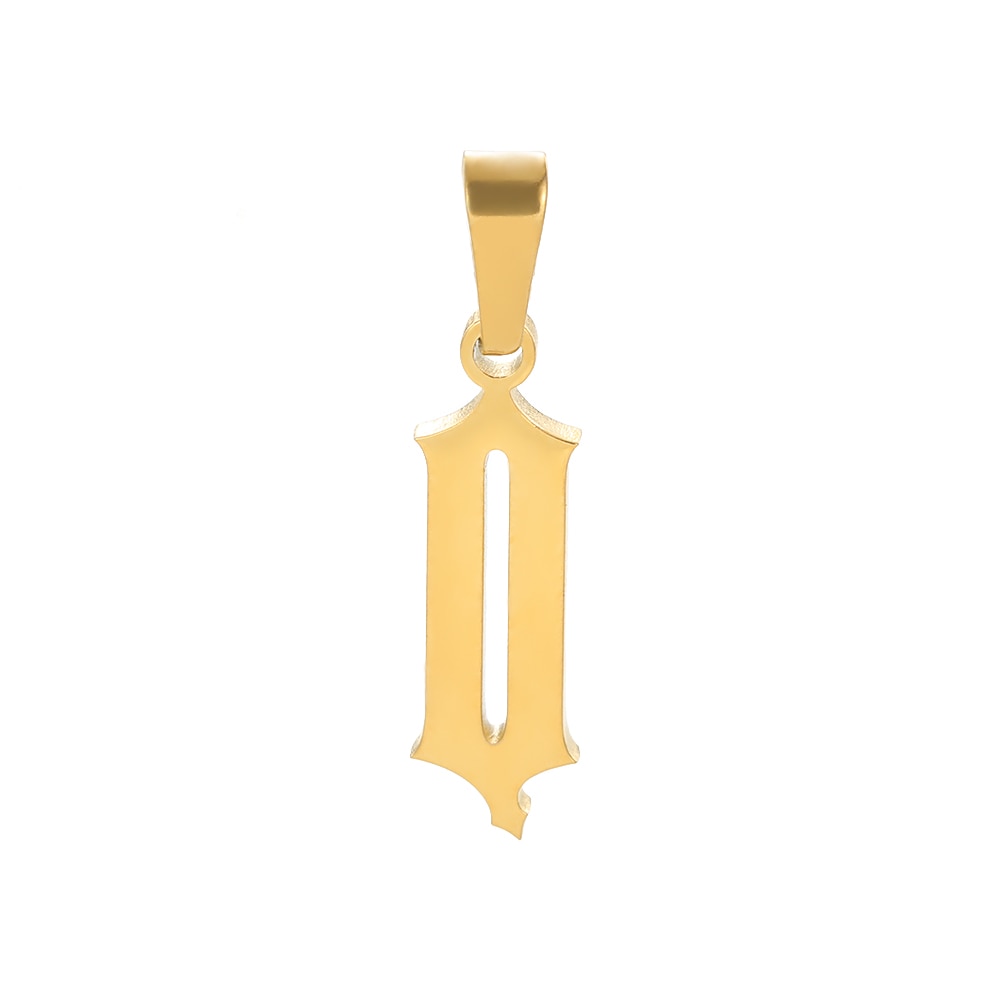 Slim Old English Necklace