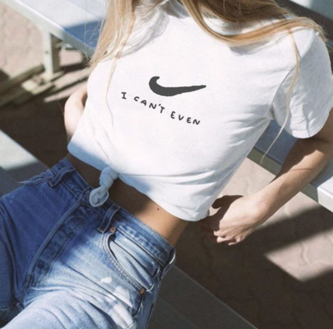 I Can't Even' Nike Tee