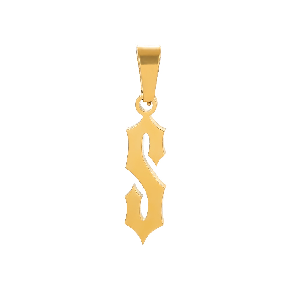 Slim Old English Necklace