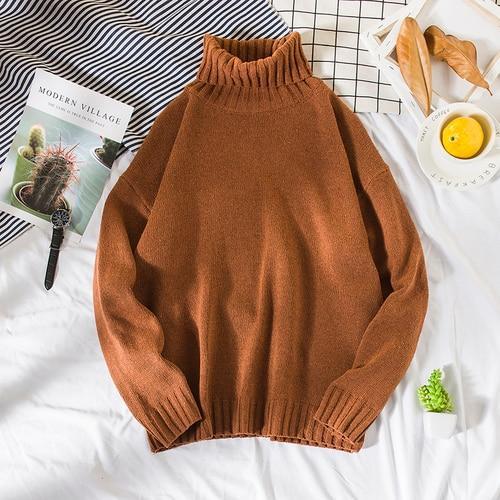Double Double Knit Turtleneck Sweater