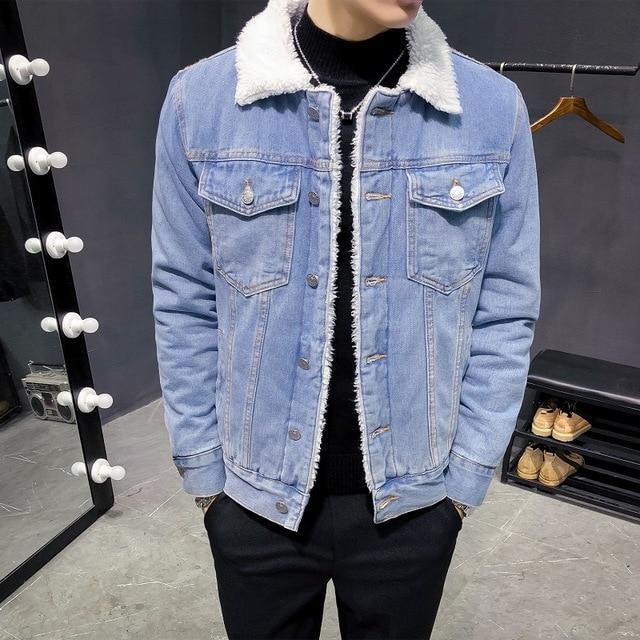 Vintage Fleece Denim Jacket
