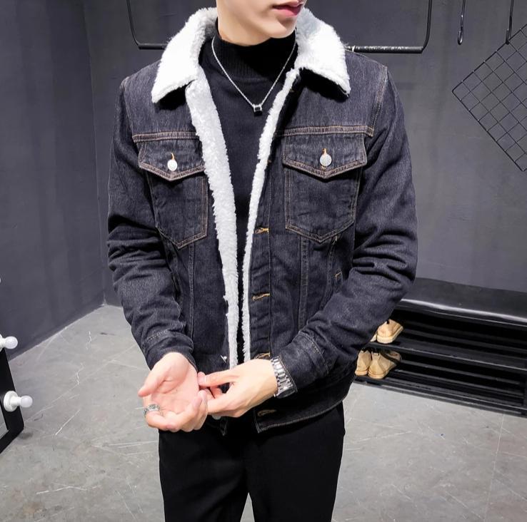 Vintage Fleece Denim Jacket