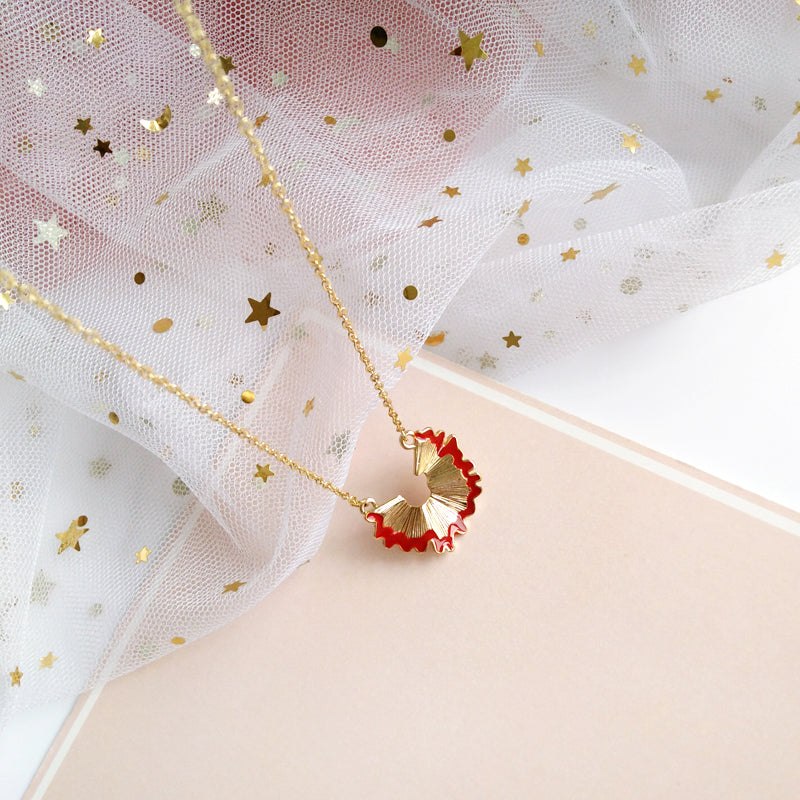 Pencil Shaving Necklace