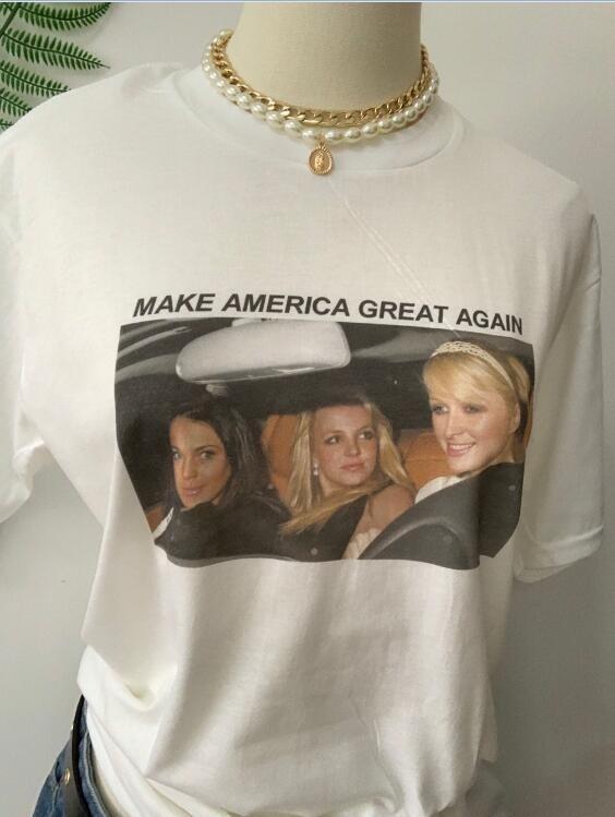 Make America Great Again Paris Britney Lindsay Tee