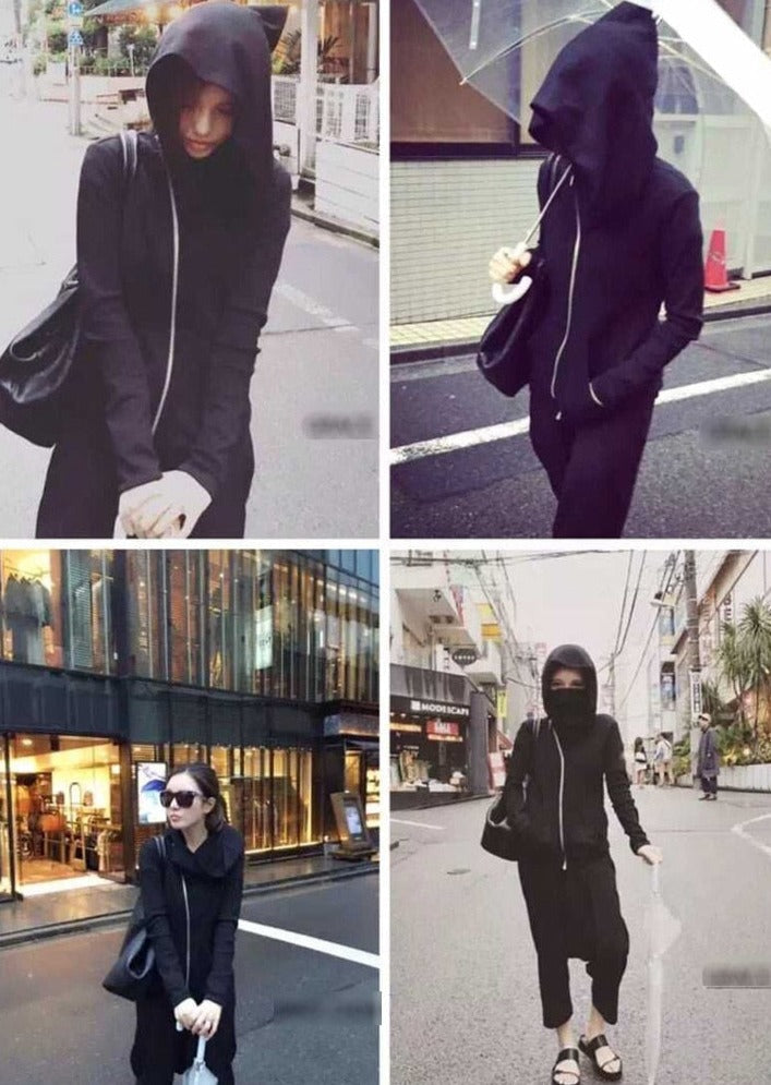 Asymmetrical Zip Up Hoodie