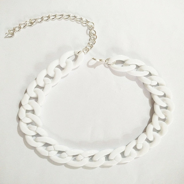 Thick Acrylic Cuban Link Chains
