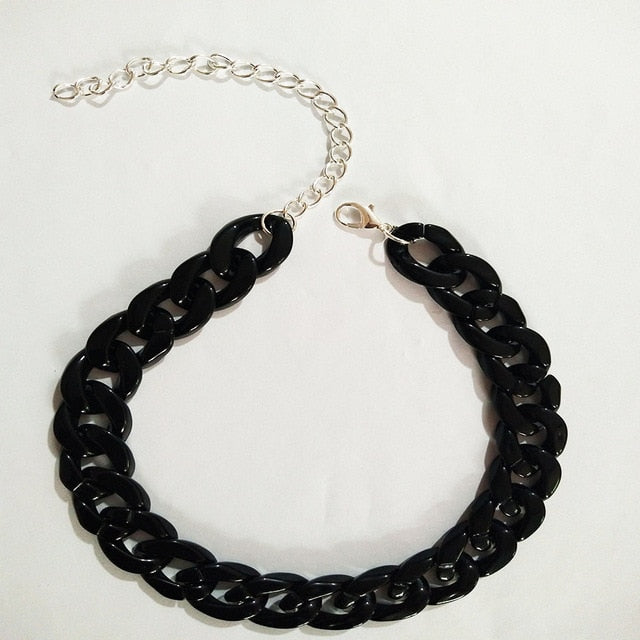 Thick Acrylic Cuban Link Chains