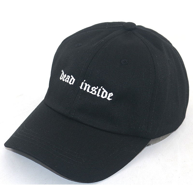 Dead Inside' Embroidered Cap