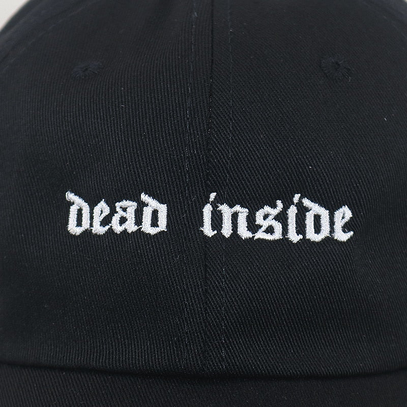 Dead Inside' Embroidered Cap