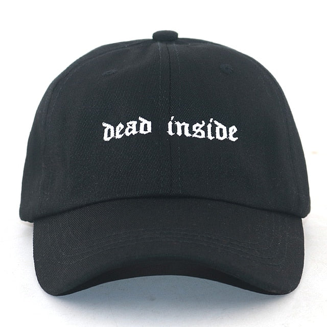 Dead Inside' Embroidered Cap