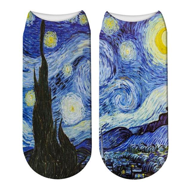 Classical painting Ankle Socks