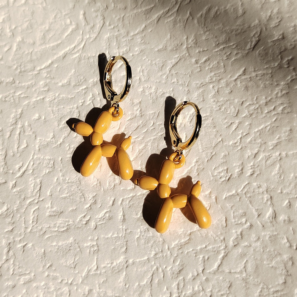 Mini Balloon Dog Earrings