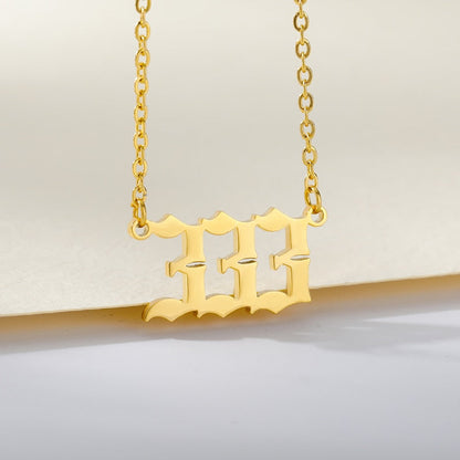 Angel Number Necklace