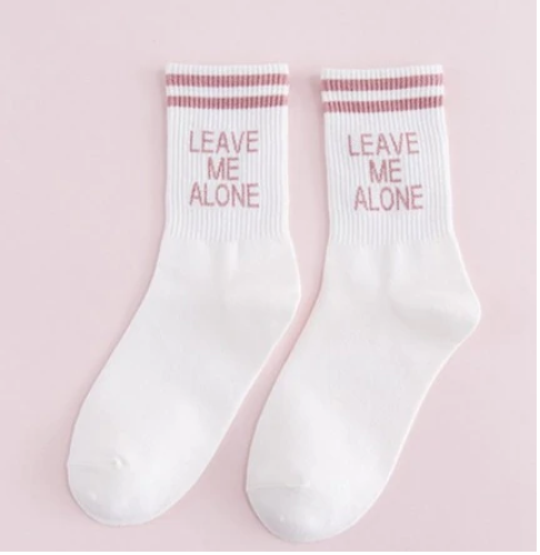 Leave Me Alone Socks
