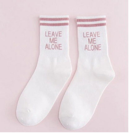 Leave Me Alone Socks