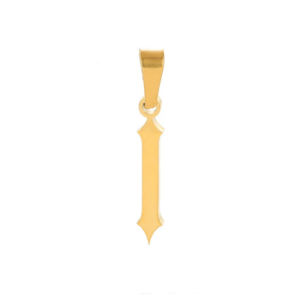 Slim Old English Necklace