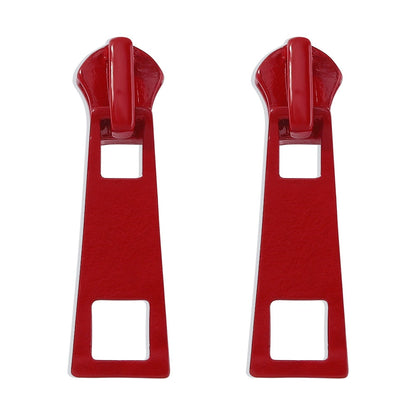Zipper Stud Earring