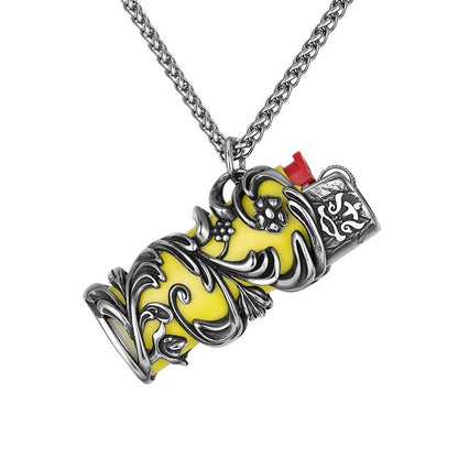 Small Bic Lighter Holder Necklace
