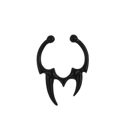 Thorn Faux Septum Ring