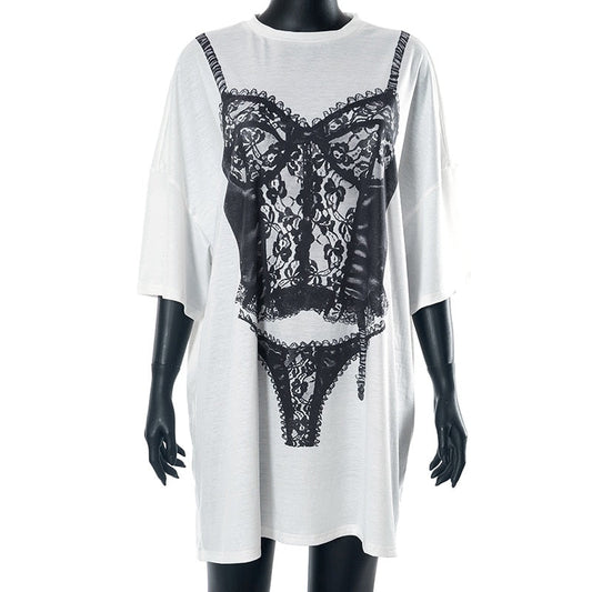Lingerie Oversized Tee