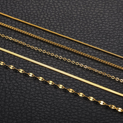 Slim Old English Necklace