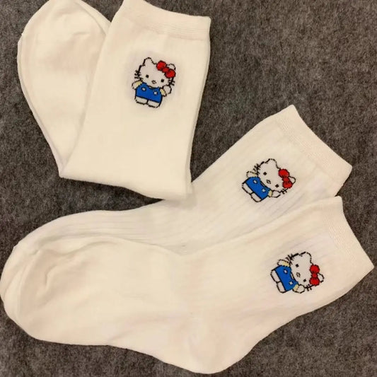 Hello Kitty Knitted Socks