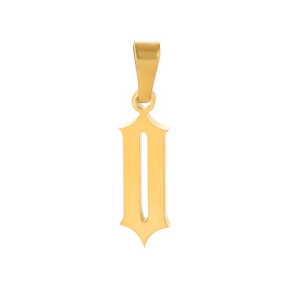 Slim Old English Necklace