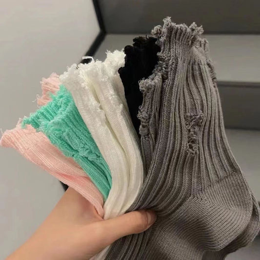 Distressed Hobo Socks
