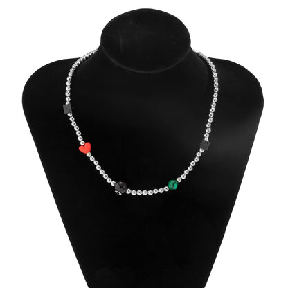 Eight Ball Dice Choker Necklace