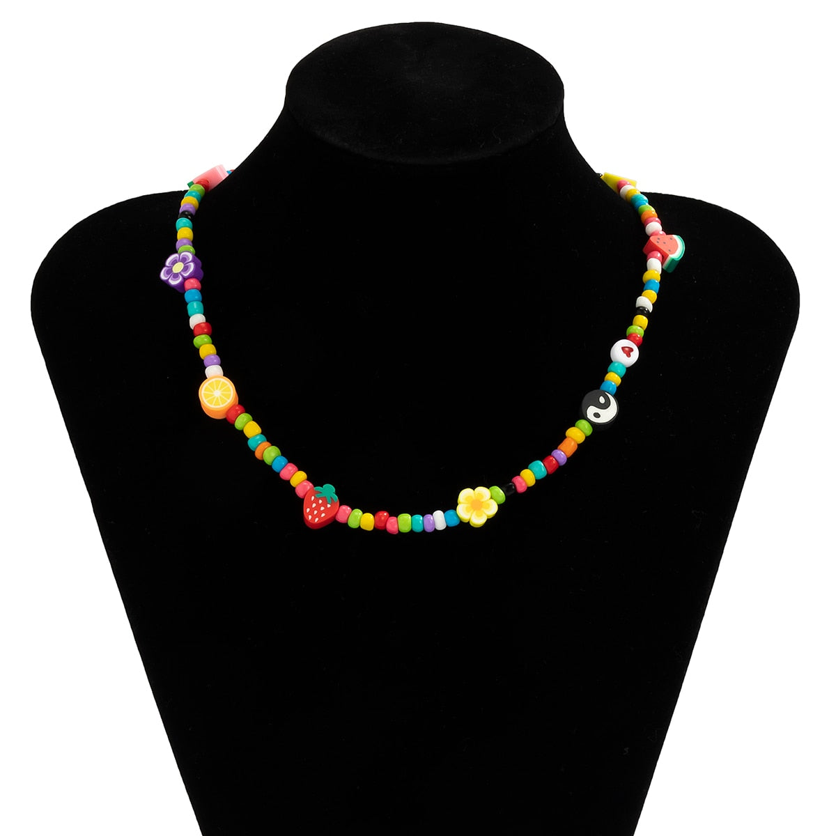 Eight Ball Dice Choker Necklace