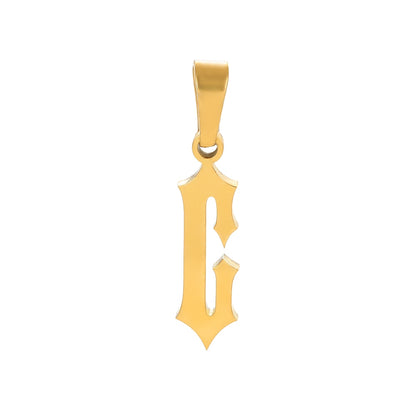 Slim Old English Necklace
