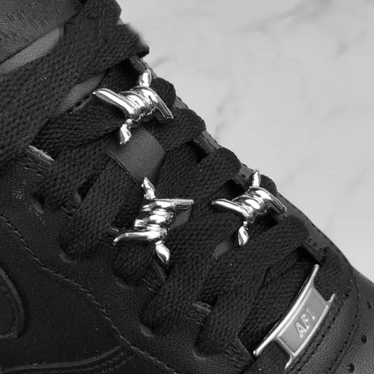 Barbed Wire Shoelace Hoodie Buckle