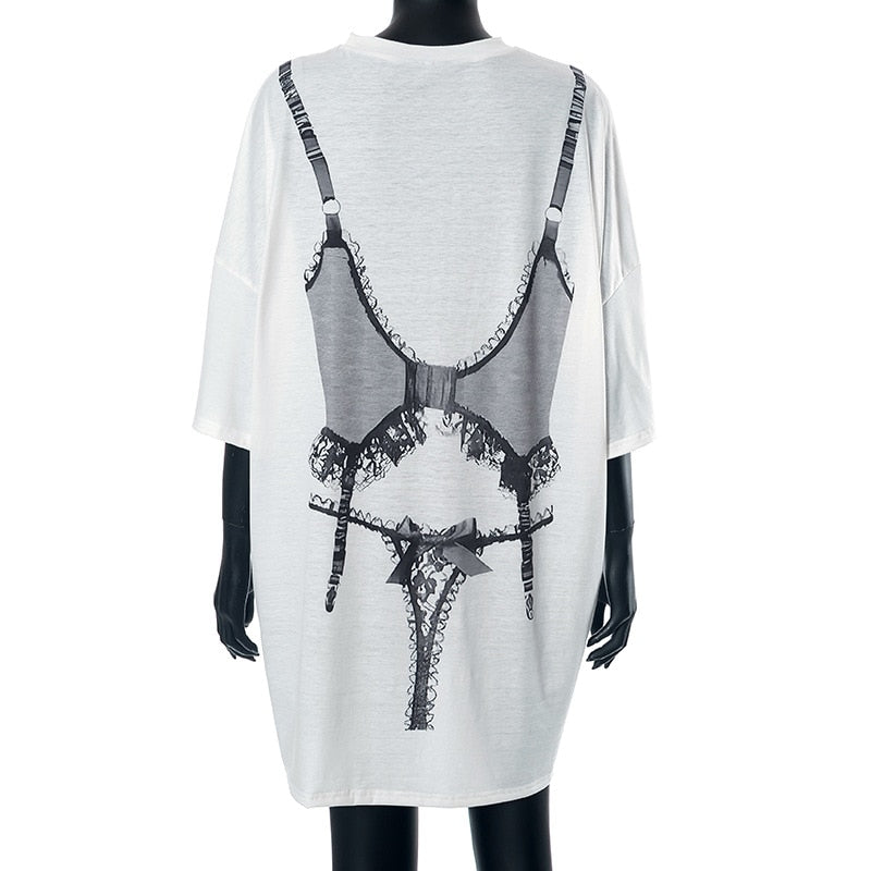 Lingerie Oversized Tee