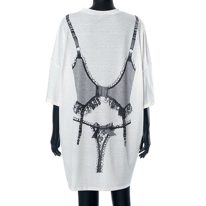 Lingerie Oversized Tee
