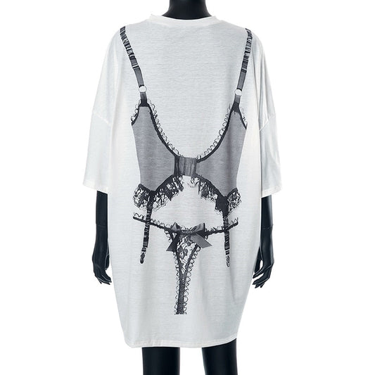 Lingerie Oversized Tee