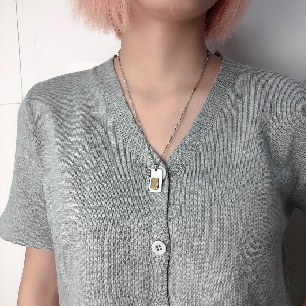 SIM Card Necklace
