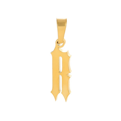 Slim Old English Necklace
