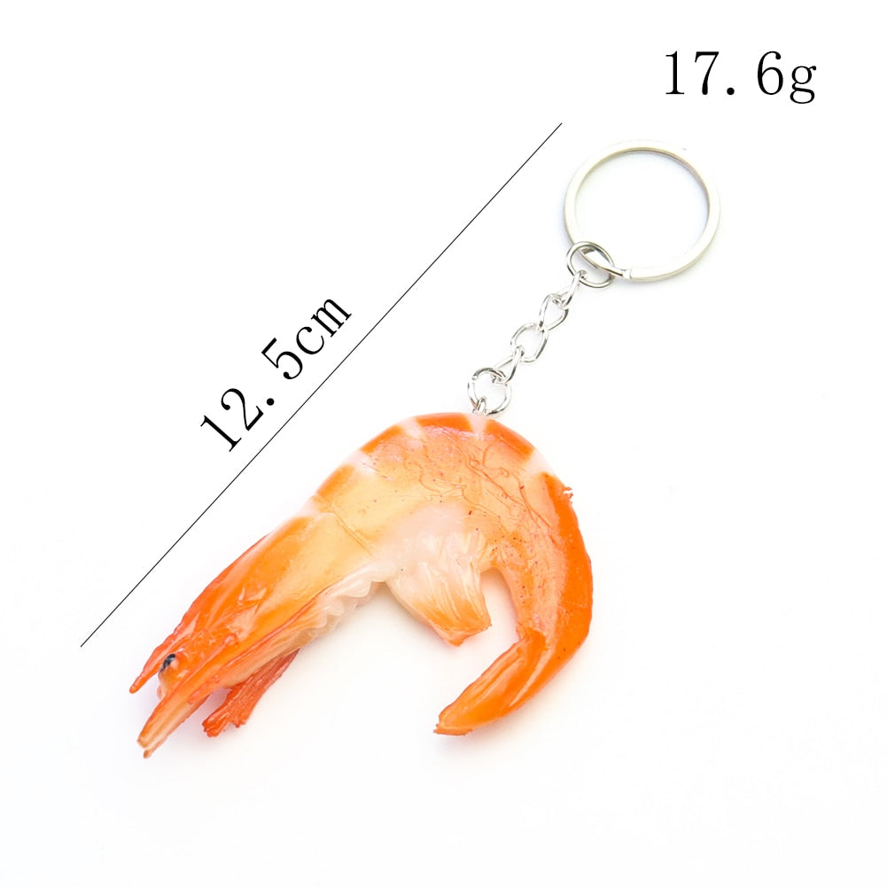 Shrimp Keychain & Pendant
