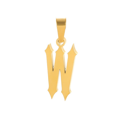Slim Old English Necklace
