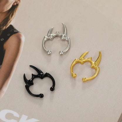 Thorn Faux Septum Ring